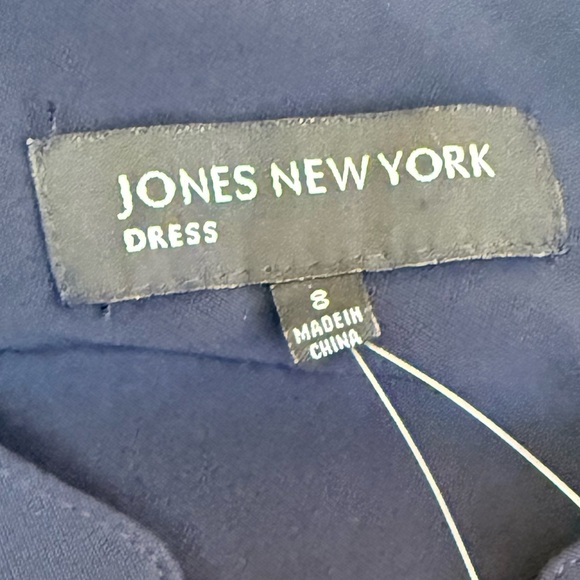 APRIL Navy Button‑Front Utility Dress — Size 8 — NWT - Picture 2 of 11